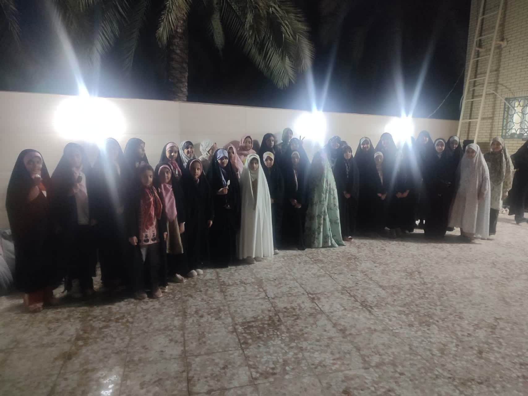 حضور دانش آموزان ادبستان ۱ در اعتکاف دانش آموزی
