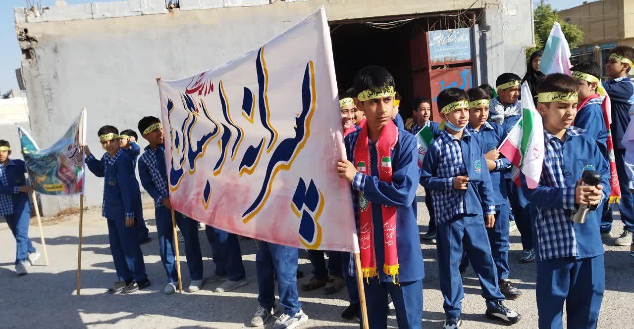 برگزاری زیارت عاشورا ادبستان 2